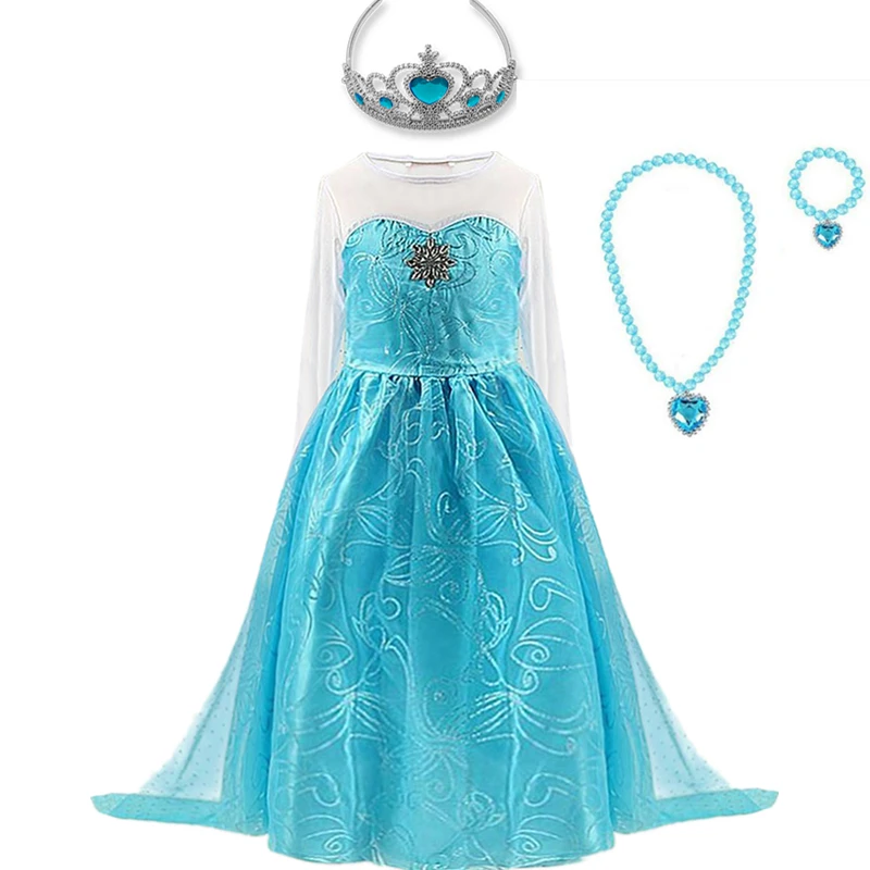 3-10 Years Princess Costume Summer Party Kids Dresses for Girls Children Birthday Role-Play Dress up FlowerFairy Carnival Cloth