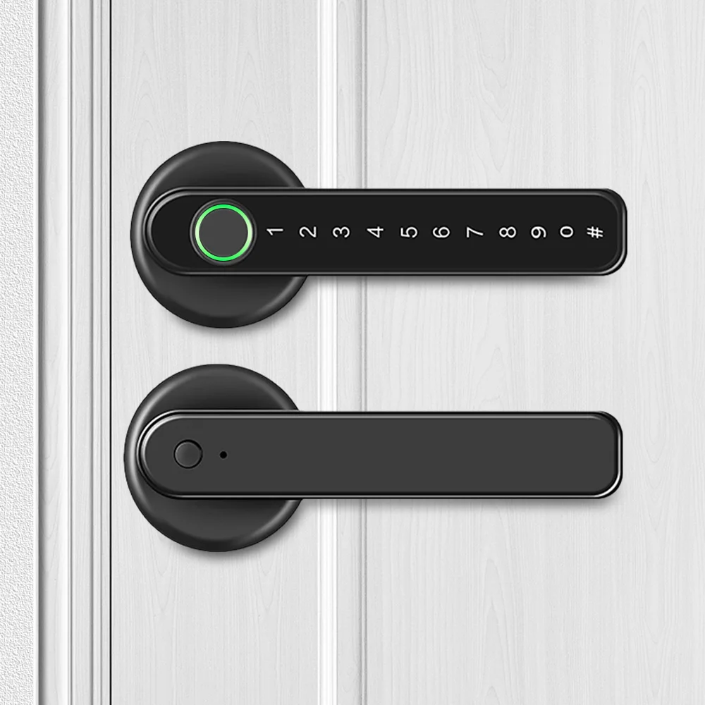 Smart Fingerprint Door Lock with Keypad, Keyless, & App Control