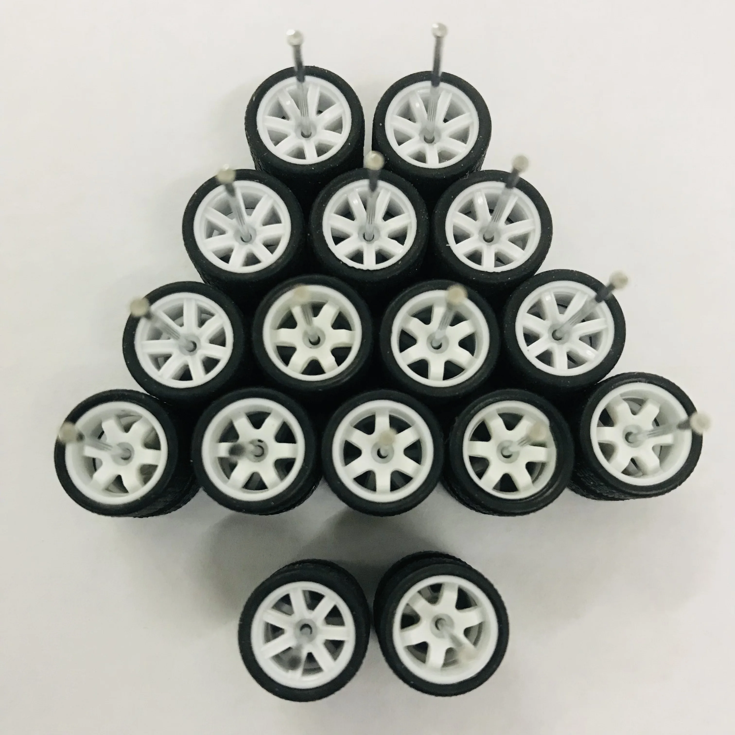 8sets-11mm-wheels-for-1-64-Scale-Alloy-Car-Models-1-64-wheels-with-1 ...
