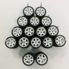 8sets 11mm wheels for 1/64 Scale Alloy Car Models 1/64 wheels with 1/64Tires + Axles for Hot Wheel/Matchbox/Domeka/Tomy 1:64 1