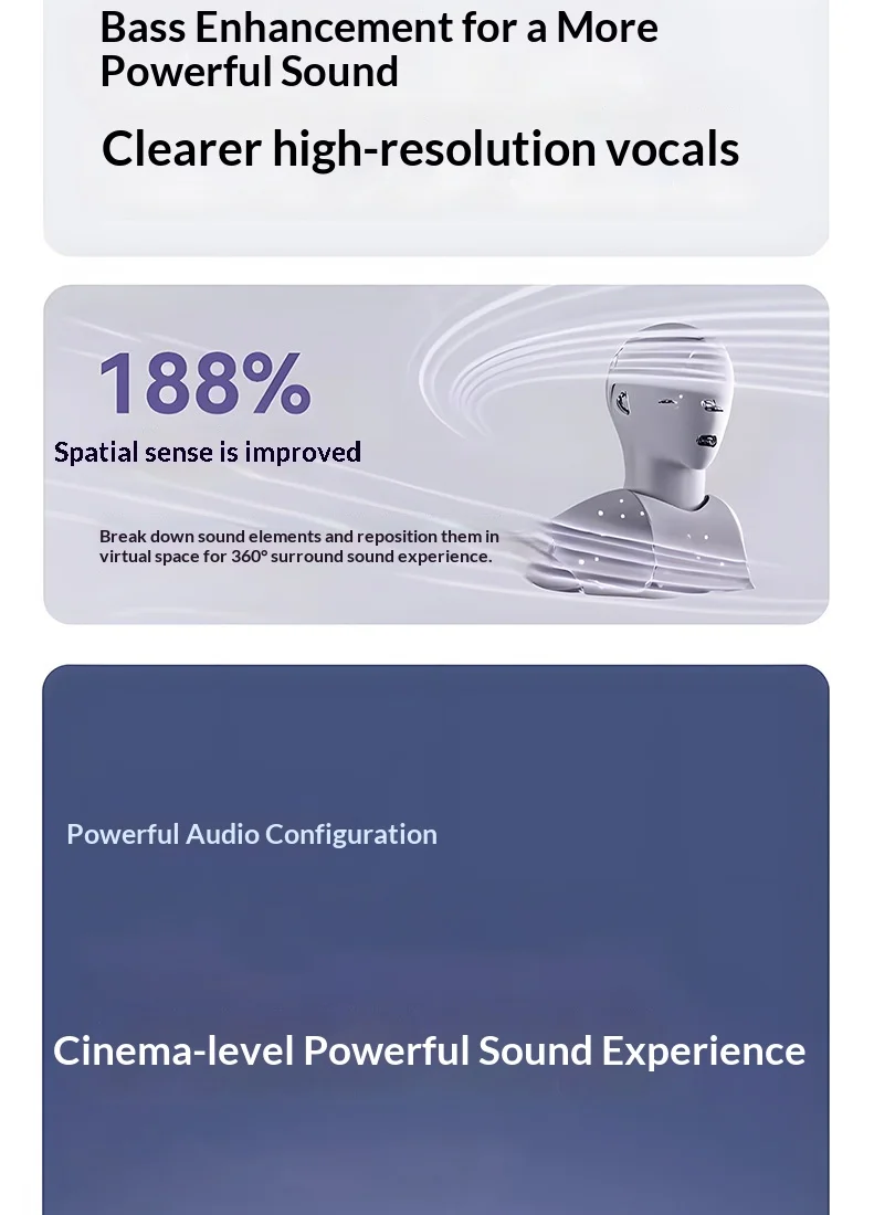 Écouteurs bluetooth sans fil avec affichage batterie et micro_voghion.com
