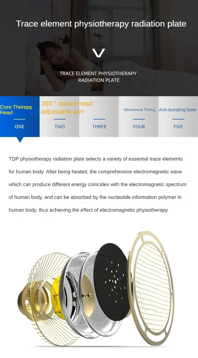 230W Infrared Heat Physiotherapy Lamp Replace accessories Instrument Electromagnetic Wave Relieve Soreness Inflammation