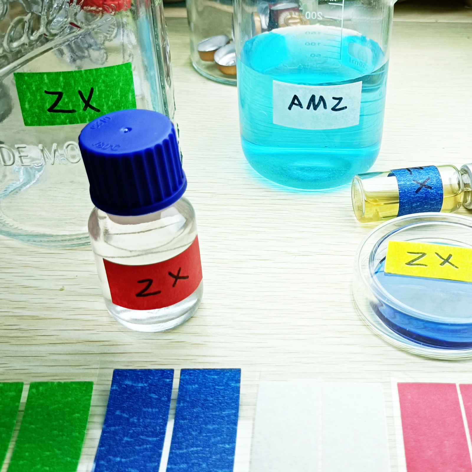 Lab Labels 40X20mm Red Green Blue White Yellow Clean-Remove Withstand High Temperature Color Coding Marking