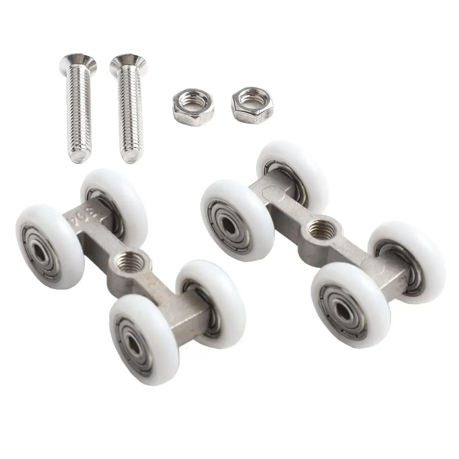 1/2pcs Sliding Doors Roller Load Bearing Hanging Wheel For Home Sliding Door Runners Replacement For Glass Doors Wheel sliding door roller sliding door pulley
