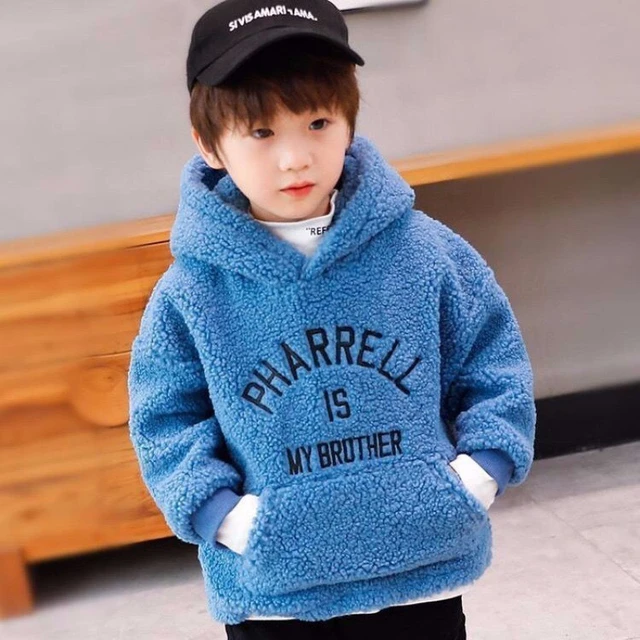 2023 New Kids Clothes Boys Children Hoodies Sweatshirts Pullover Tops  Hoodies Winter Fleece Thicke Clothes For 6 8 10 12 14 Year - AliExpress