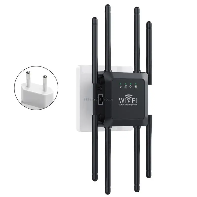 WIFIExtender 신호 부스터 2.4GHz, 이더넷 포트가 있는 신호 증폭기..