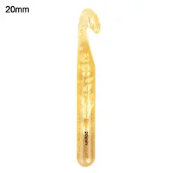 Large Size Ergonomic Crochet Hooks for DIY Yarn Weaving and Handmade Crafts (20mm)
