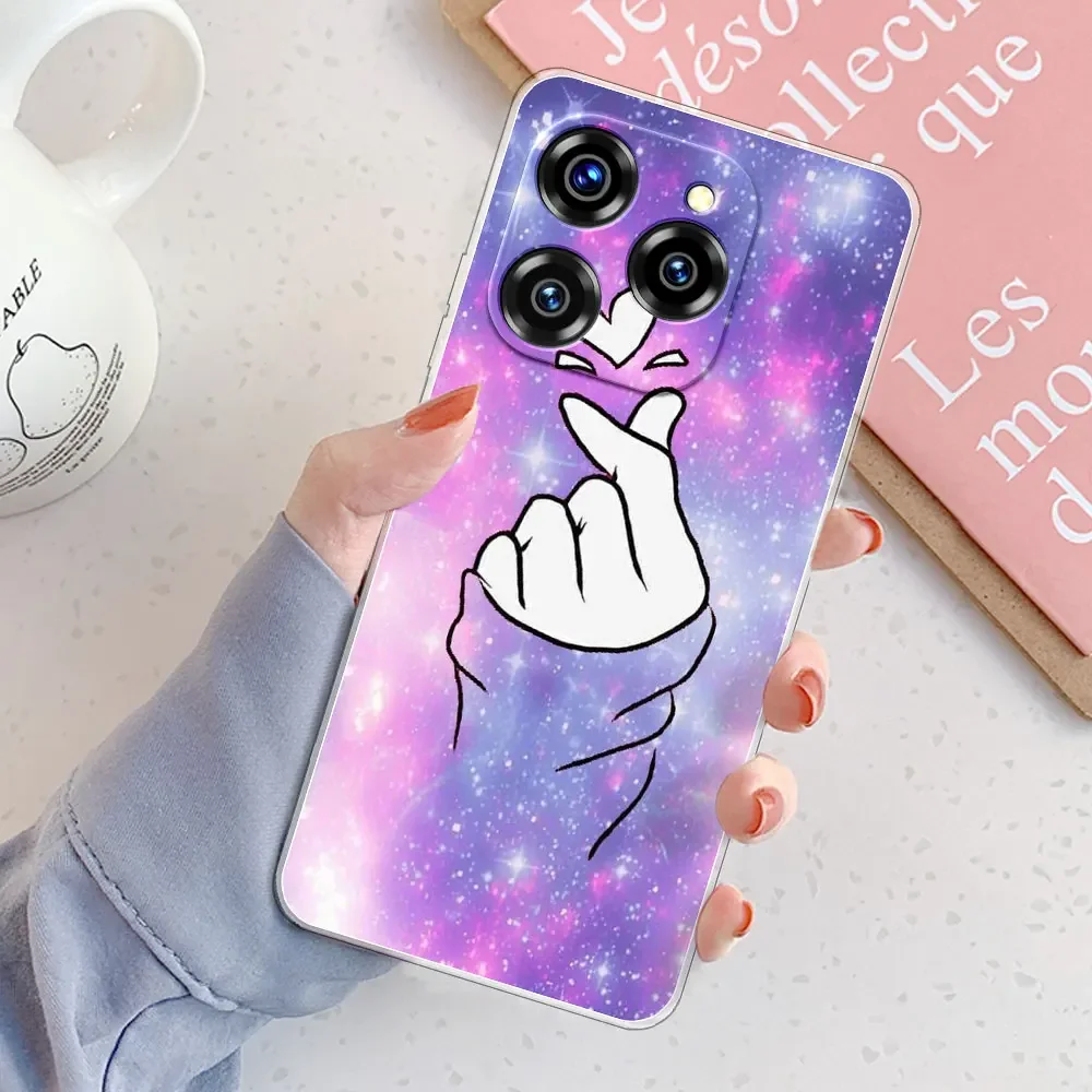 Clear Shockproof Silicone Phone Case - Fashionable Soft TPU Back Cover
