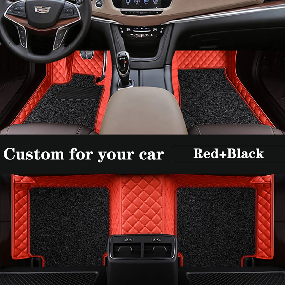 

Автомобильные коврики для Kia Sportage 3 4 Ceed Sorento Stonic Rio Seltos Spectra под заказ, кожаные подставки для ног, аксессуары для автомобиля