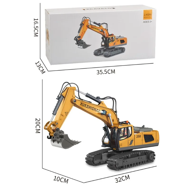 1:24 9CH RC Alloy Wywrotka Samochód Inżynieria Pojazd Wózek widłowy Ciężka koparka Zdalnie sterowany samochód Zabawki dla chłopców Prezenty dla dzieci 28 S85ee3f864c3244e5b41d08fe9484b950E 1:24 9CH RC Alloy Wywrotka Samochód Inżynieria Pojazd Wózek widłowy Ciężka koparka Zdalnie sterowany samochód Zabawki dla chłopców Prezenty dla dzieci
