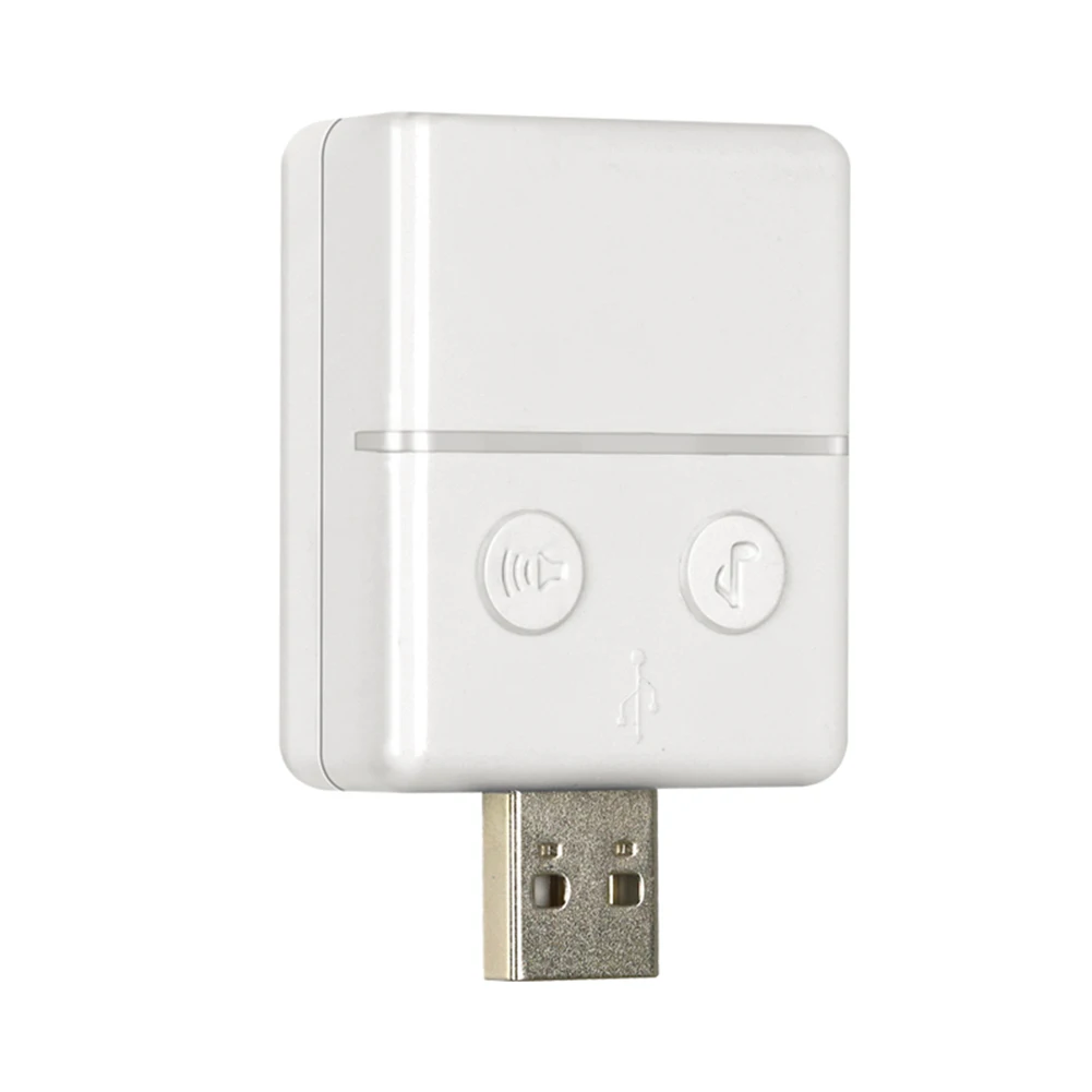 USB Wireless Doorbell 433MHZ Intelligent Door Chime Strong Signal Wireless Emergency Doorbell One-key Alarm Remote Control
