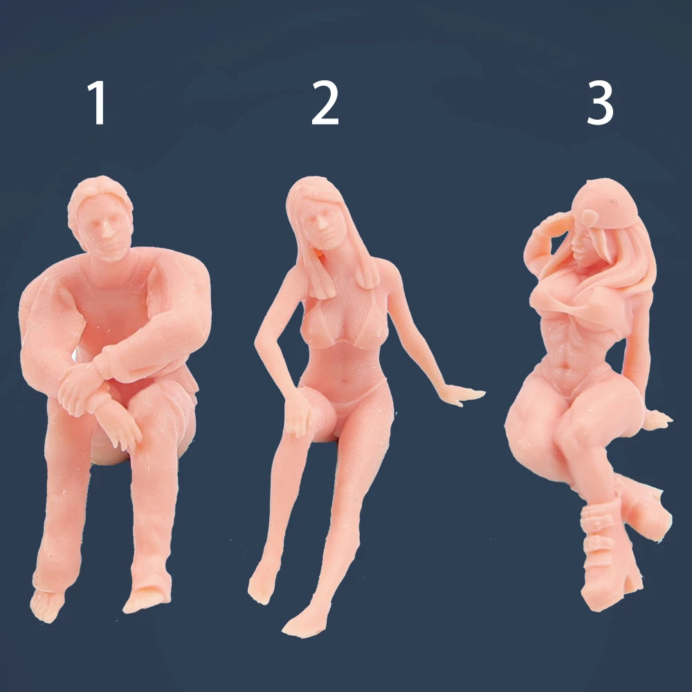 1/64 Figure Innamorati Back-To-Back 1/43 1/35 Kit Da Garage In Miniatura Modello In Resina Deve Essere Colorato Da Solo Numero 371