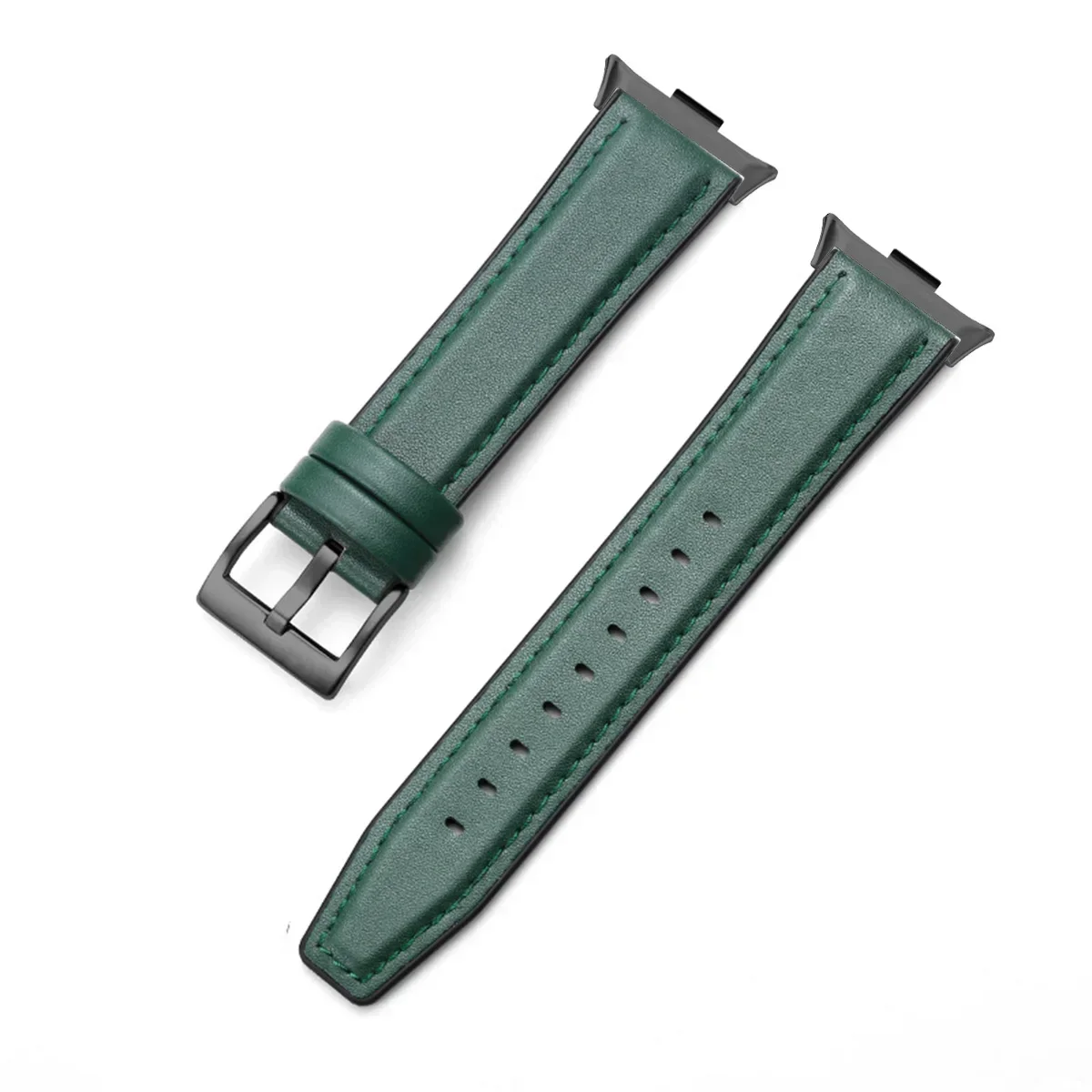 Vintage Leather Strap Wristband for Smartwatches - Replaceable Accessory Bracelet