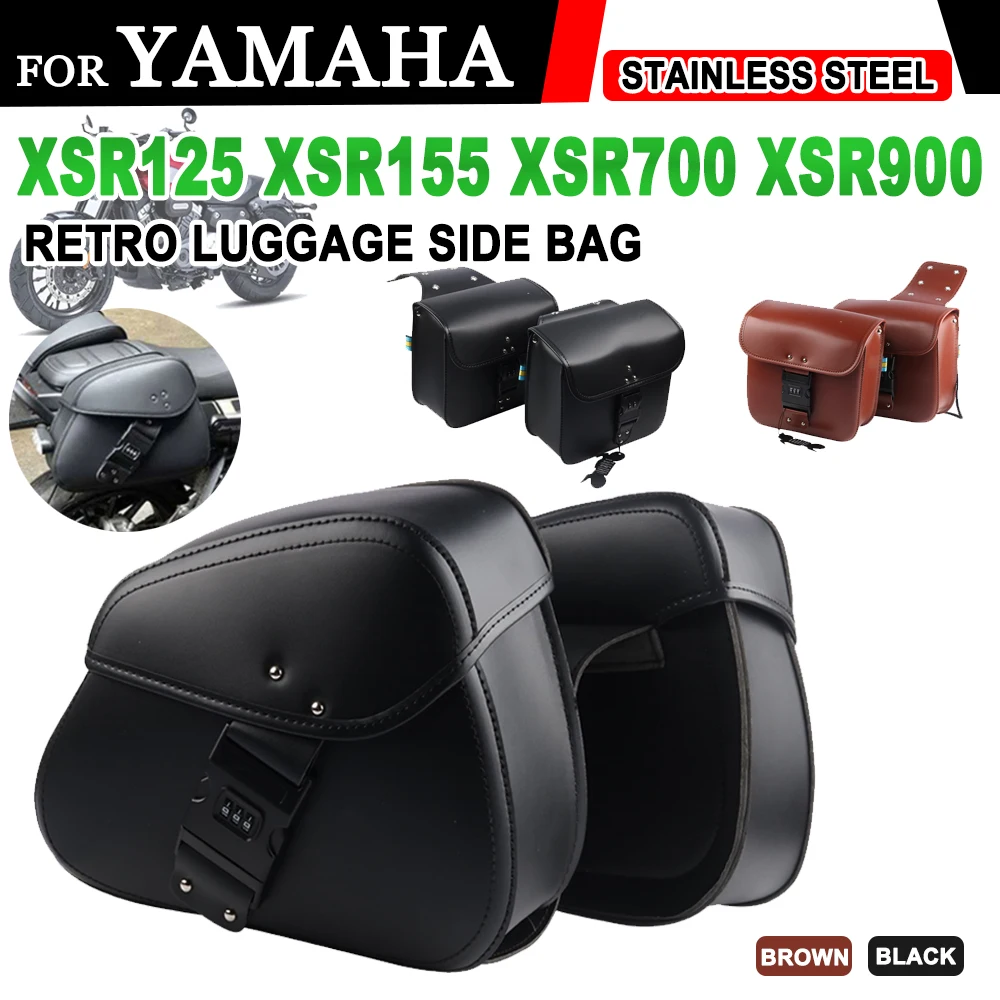 

For YAMAHA XSR125 XSR155 XSR700 XSR900 XSR 155 700 900 125 Parts Luggage Bag Side Bag Tool Bag Waterproof Storage Bag Saddlebag