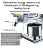 Home Use Digital Display Temperature Control Automatic Oil Press Stainless Steel Frying Machine Oil Pressing Cold Hot Extractor 5