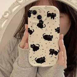 Adorable Black Cat Phone Case Cover - Motorola E14(G04) (S12316)