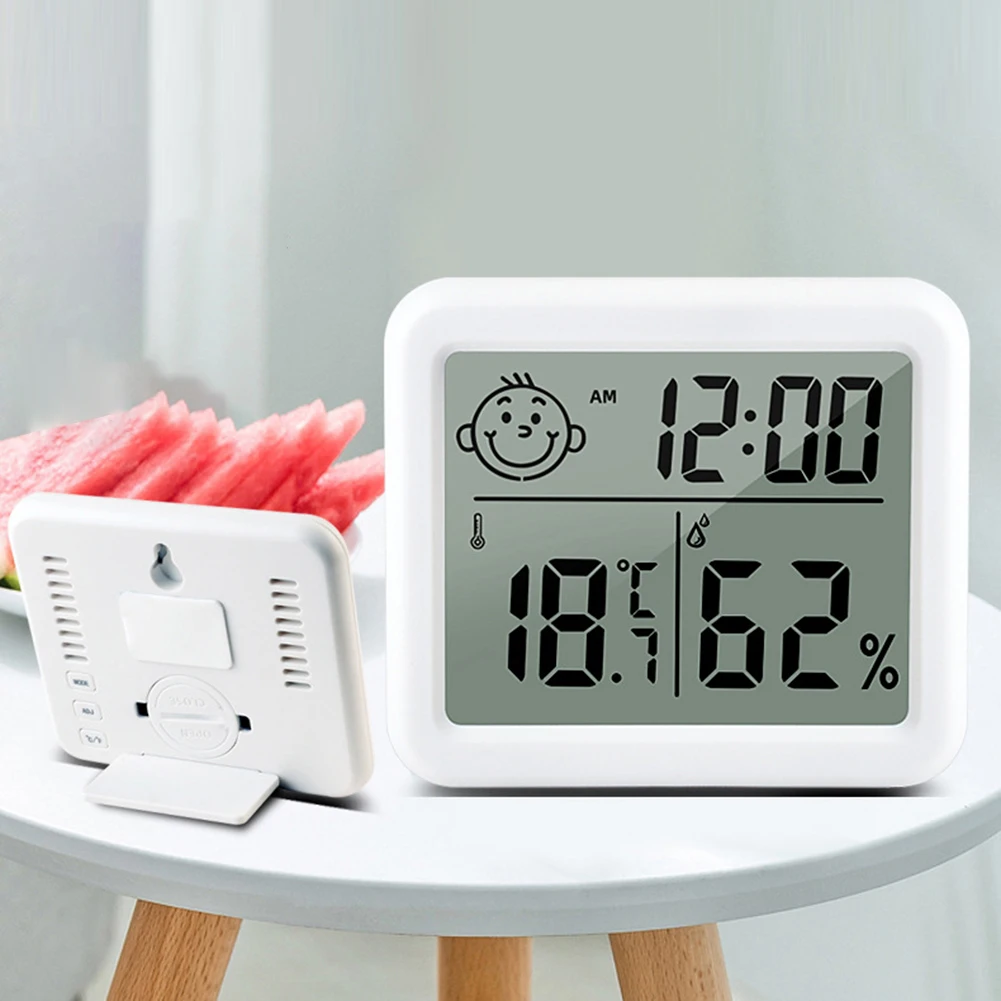 Mark pop Gezicht omhoog Digitale Lcd Thermometer Hygrometer Indoor Mini Temperatuur Vochtigheid  Meter Elektronische Monitor Glimlach Gezicht|Temperatuurinstrumenten| -  AliExpress