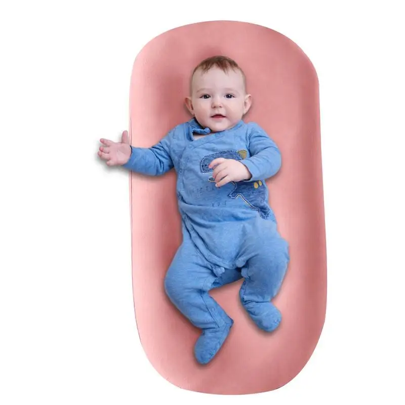 BabyNestPillowBreathablePortableInfantLoungerAdjustableCotton
