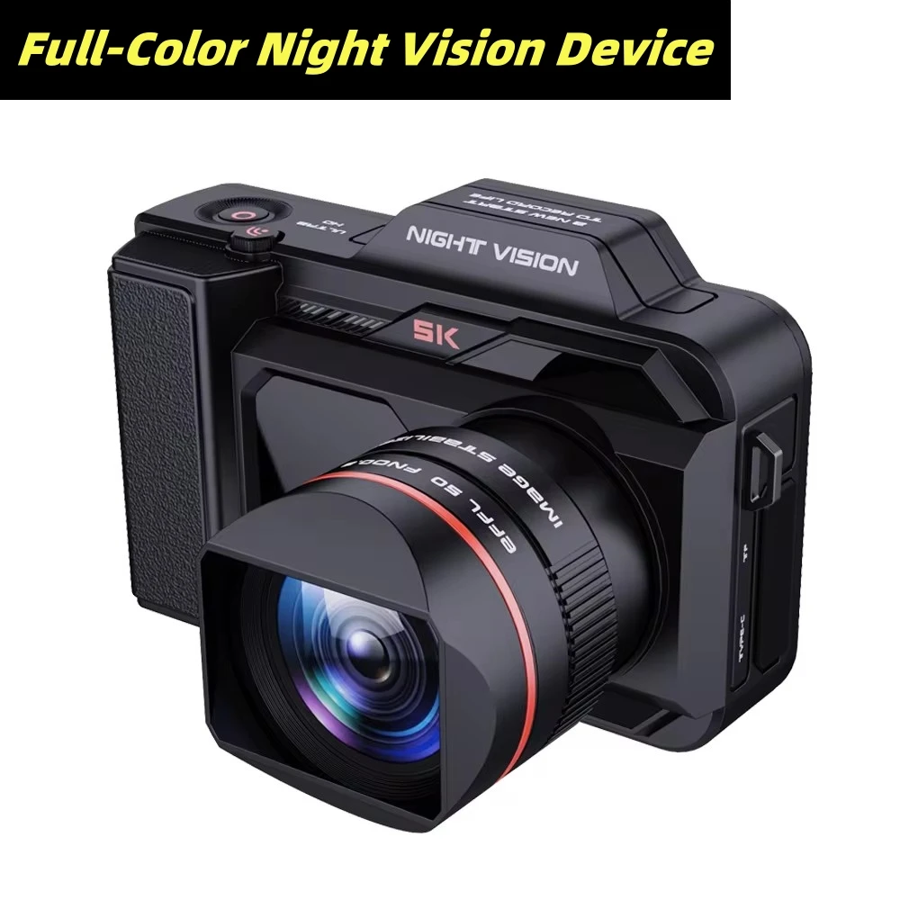 Infrared Night Vision Monocular Telescopes NVC200 500M 4K HD WIFI Full Color Digital SLR Camera for Camping 50X Zoom 52MP