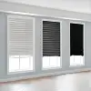 Self-Adhesive Pleated Blind High Shading Non-Woven Window Shade Bathroom Kitchen Balcony Zebra Blackout Curtain 1