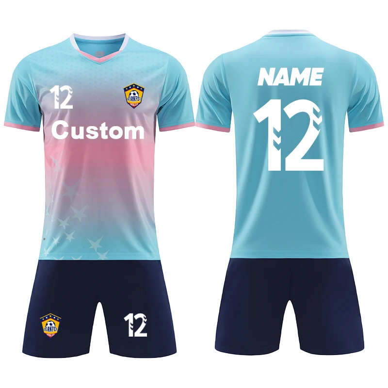 Kid Football Jerseys Children Soccer Uniform Shirts Futsal Sportswear Child Football Tracksuit Boy Sports Suit JLS918
