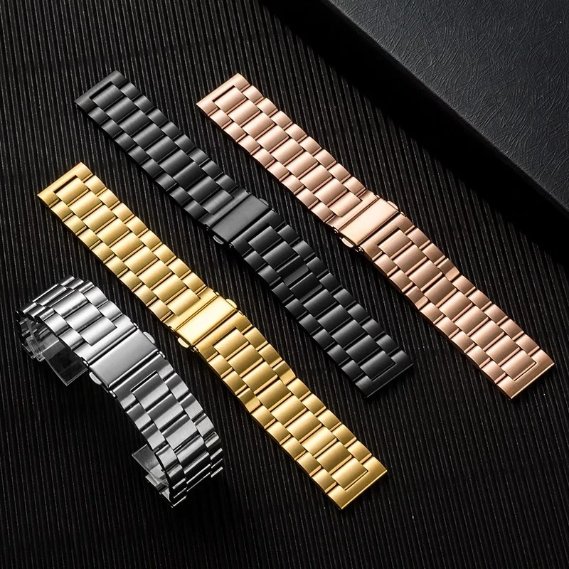 Premium Stainless Steel 20mm Metal Watch Strap