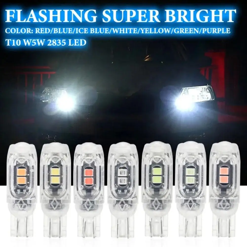 

1pcs T10 W5W Small Car LED Small Light Width Indicator Brightness High With Universal Light Reading Interior Bulb Car Light W6B0