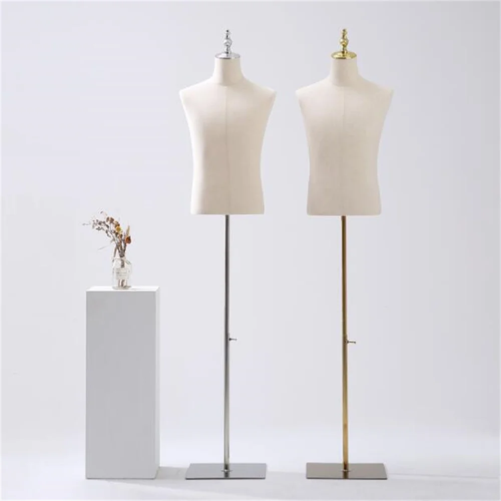 Top Grade Model Male Half Body Mannequin Male Suit Clothes Display