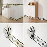 Wall roll self-adhesive skirting board anti-collision and waterproof waistline living room and bedroom decoration wall stickers 5