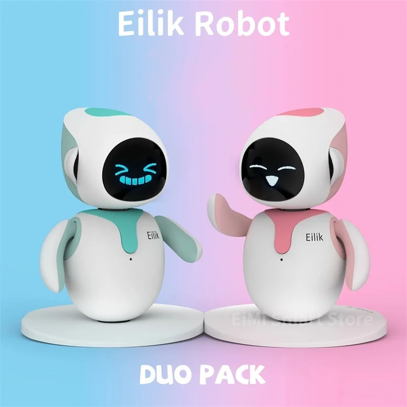 Arduino Robot Kit Duo Pack Eilik Robot Smart Accompany AI Artificial Intelligence Robots 2pcs/set