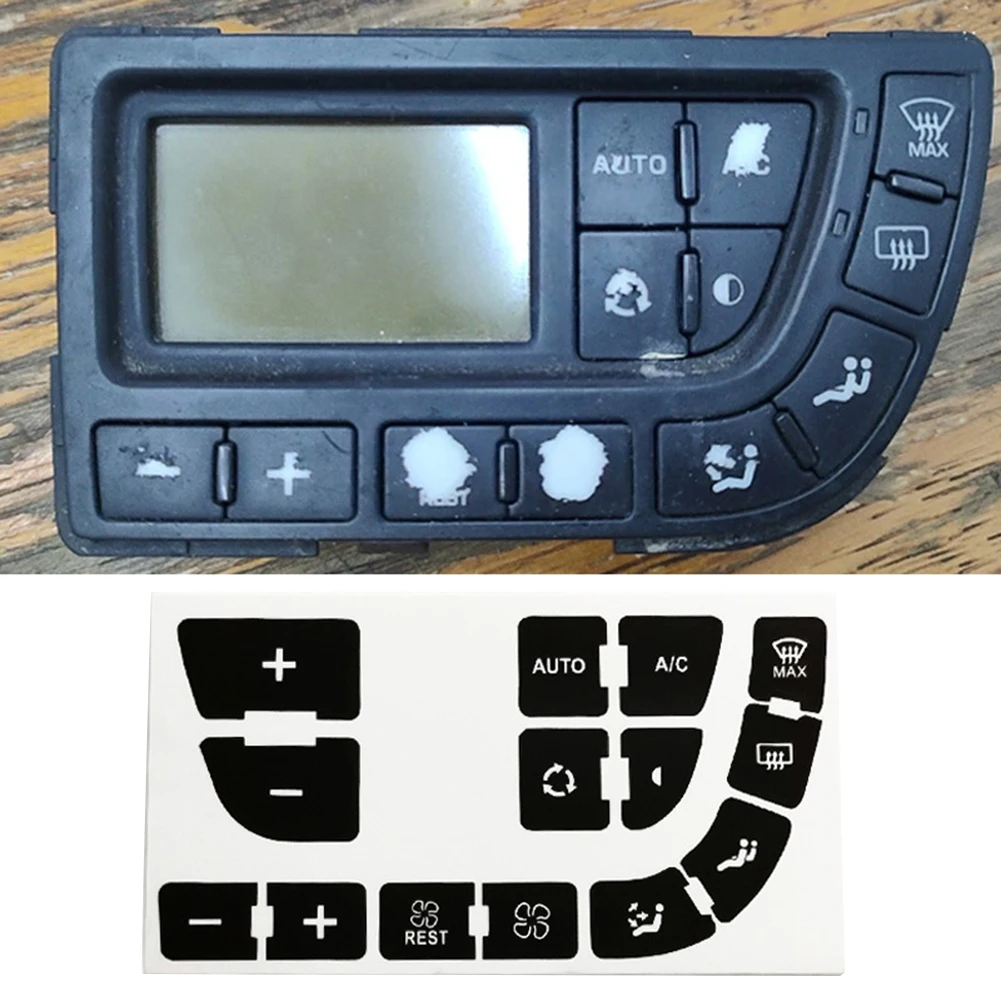 Car Start Button For Picasso Car Button Repair Decal Sticker for C4 Grand Picasso Air Condition Button