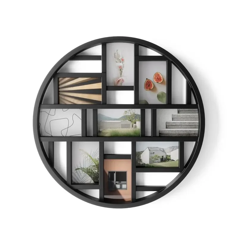 

Luna 4"x6" Multi-Picture Collage Wall Picture Frame, 9 Opening
