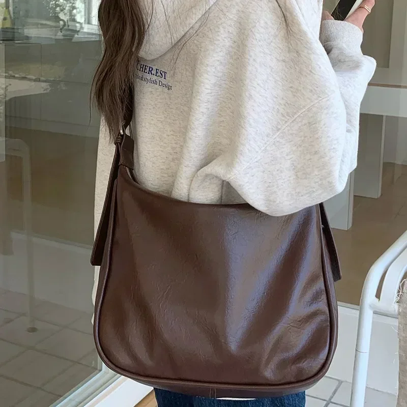 Innovative Mini Bolsos Purse And Handbags Mixture Versatile Vintage Tote Bag Simple Atumn And Winter New Vertical Box Shaped bag