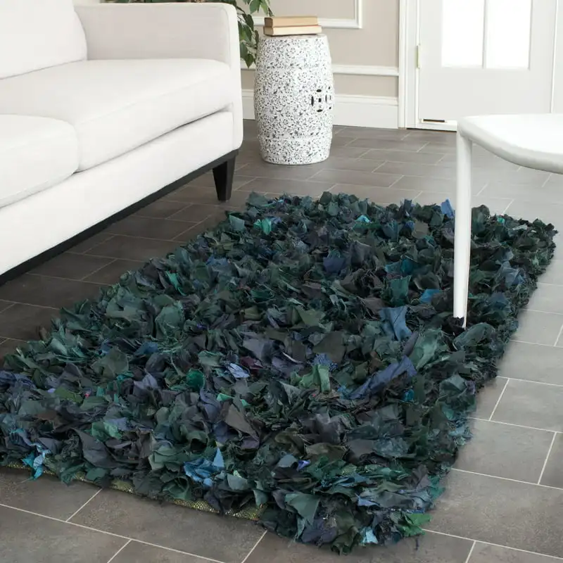 Cassandra Confetti Polyester Shag Area Rug, Green/Multi, 4' x 6' Keep off  rug Tapis Wedding decoration Room accessories for men - AliExpress