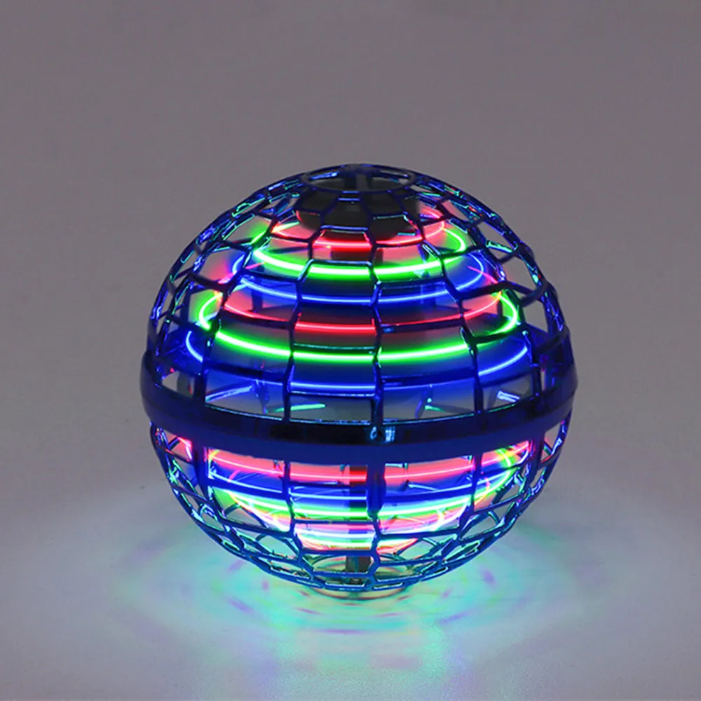 FLYNOVA Flying Ball Boomerang Drone Flyorb Magic With LED Lights Toys Hover Ball Flying Spinner Fidget Toys For Children Gift 5