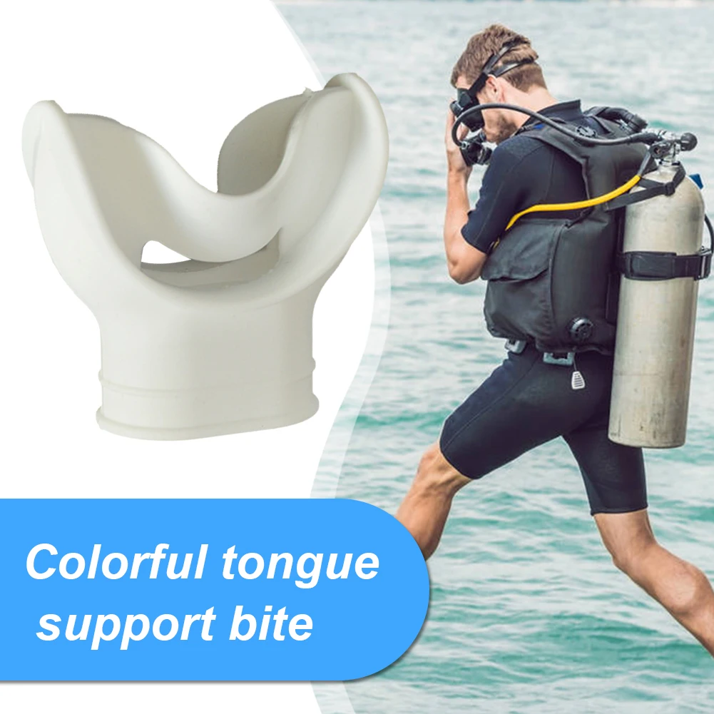 Silicone Diving Mouthpieces Lightweight Diving Snorkel Regulator