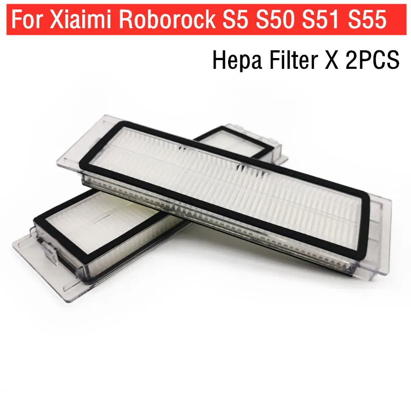 Hepa Filter For Xiaomi Roborock S5 S50 S51 S55 S6 S5 Max S6 MaxV S6