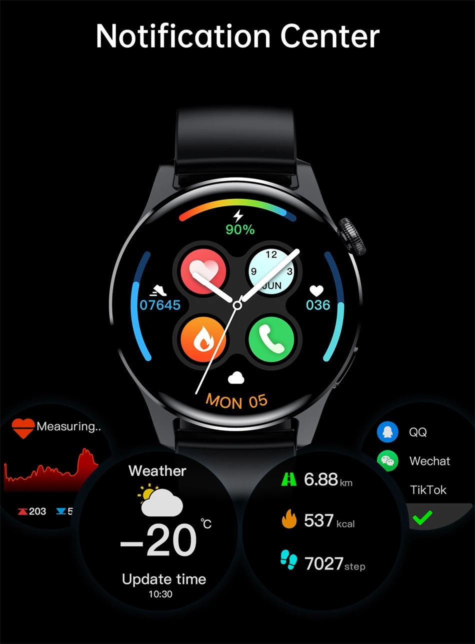 2022 New Bluetooth Call Smart watch Men Full touch Screen Sports fitness watch Bluetooth is Suitable For Android ios Smartwatch