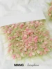 MANG 100g Mixed Knitting Yarn Green Flower Thread Handmade Crochet Stick Needle Woven Bag Hair Loop Yarn Scarf Bag Gift Decor 4