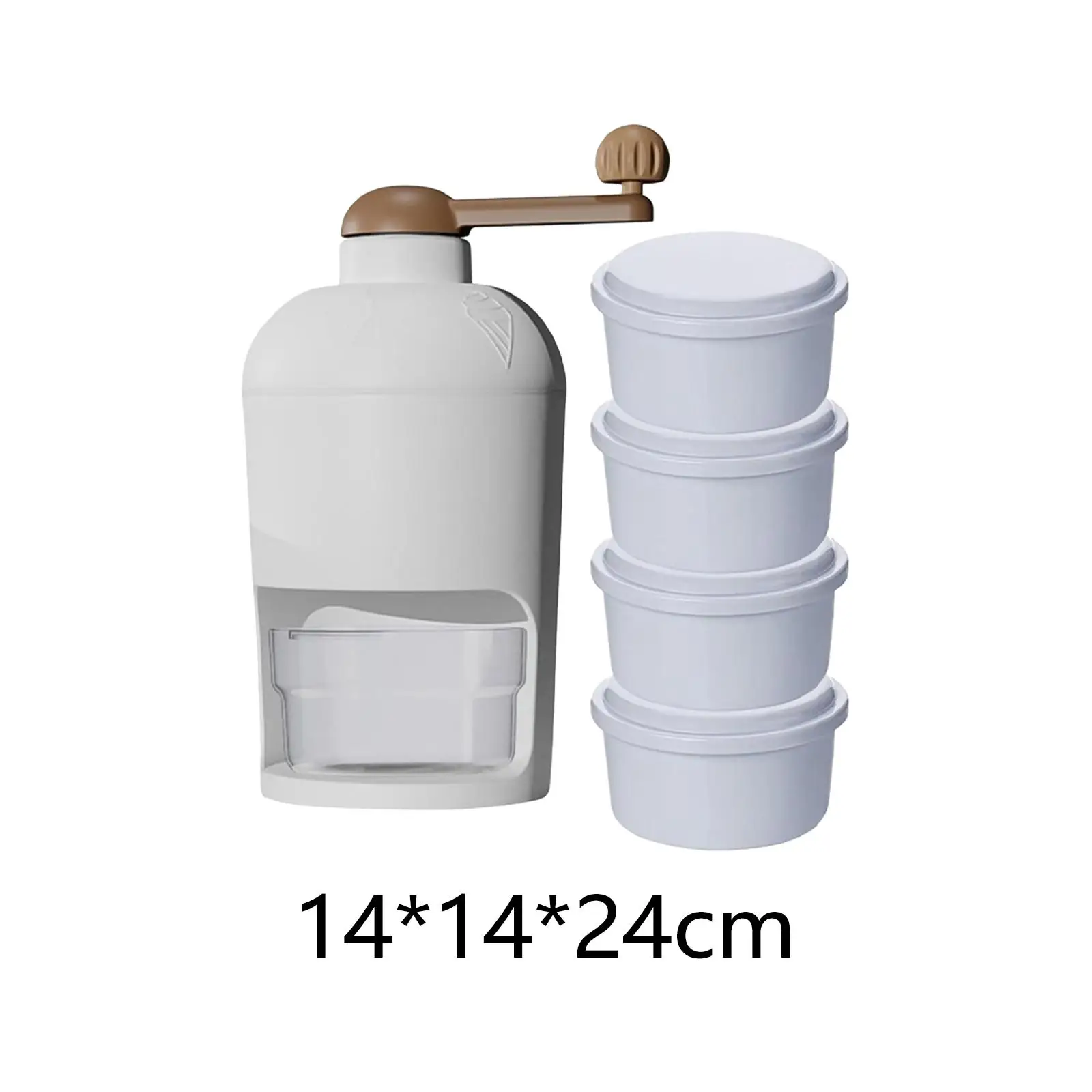 Portable Snow Cone Machine Practical for Kitchen, Restaurants Camping 6
