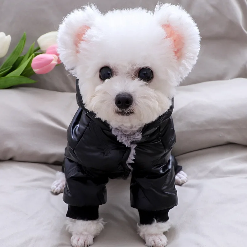 Winter Pet Dog Clothes Super Warm Jacket Thicken Cotton Coat Waterproof Small Dogs French Bulldog Puppy Outfit