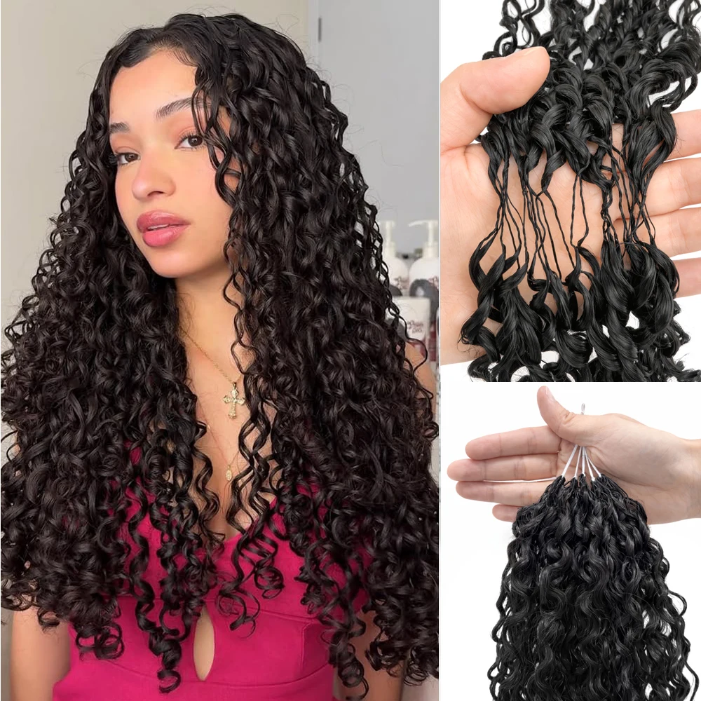 Pre Looped Feather Crochet Hair Extensions