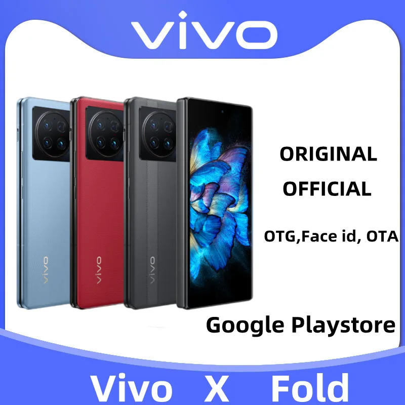 

Original VIVO X Fold 5G SmartPhone Snapdagon 8 Gen 1 Octa Core 66W SuperCharge NFC 8.03'' Folded Screen 2K E5 120Hz AMOLED