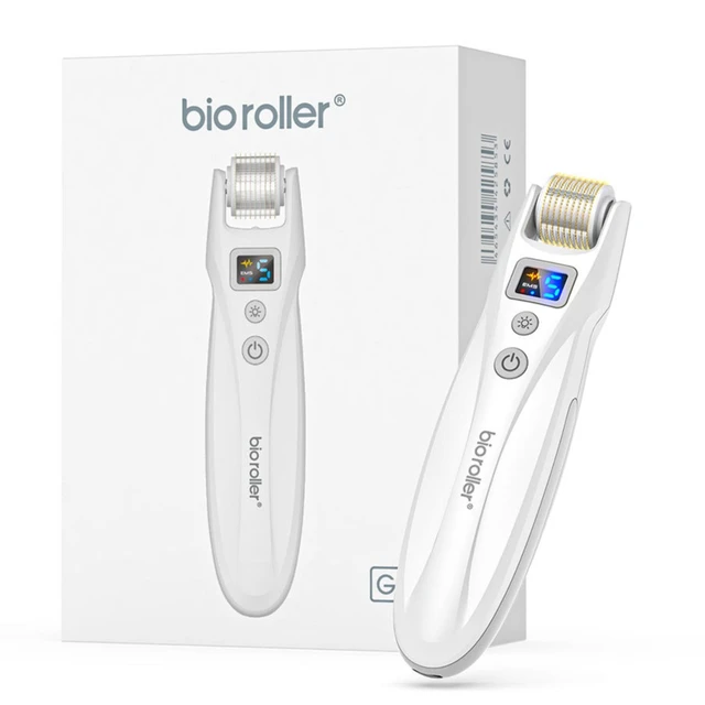 Bio Roller EMS microneedling derma roller with LED and vibration
