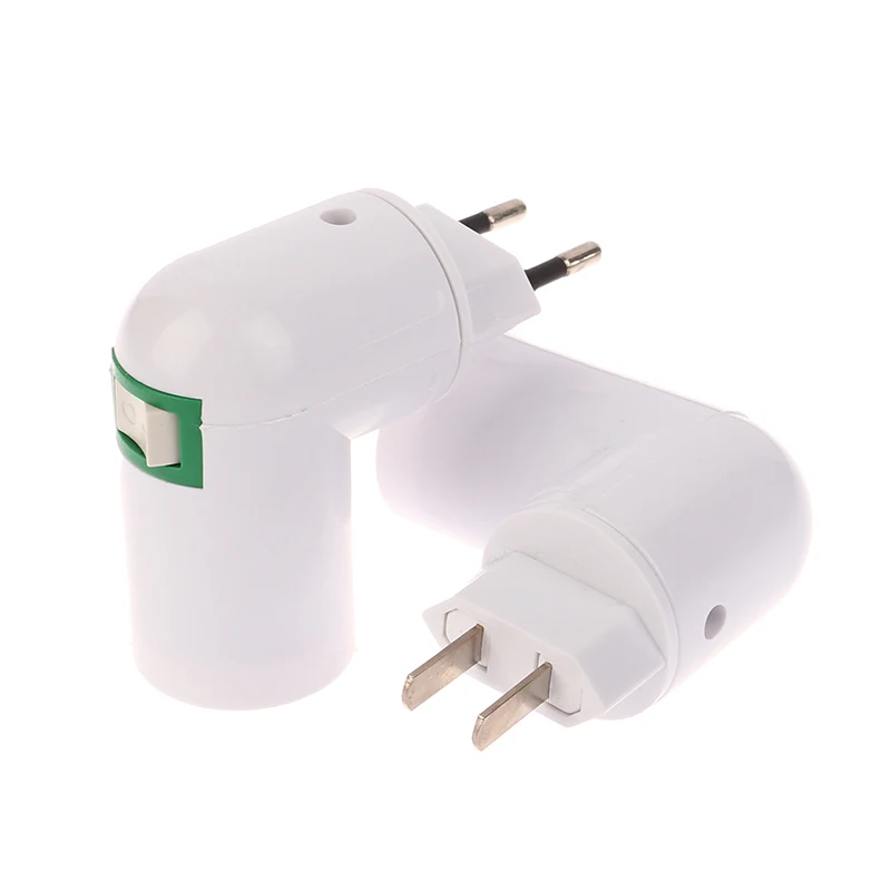 With Switch E27 Lamp Holder Socket Bulb Adapter 360-degree Adjustable Lamp Holder Converter Bulb Adapter Plug 1Pc lamp holder,lamp bulb holder,lamp base,lamp socket adapter