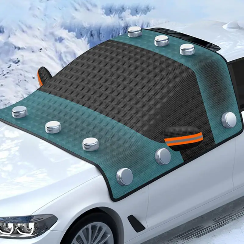 

Автомобильный Снежный чехол, наружная защита, полностью наружный Магнитный Снежный чехол, водонепроницаемый Снежный чехол для большинства автомобилей, автомобильные аксессуары
