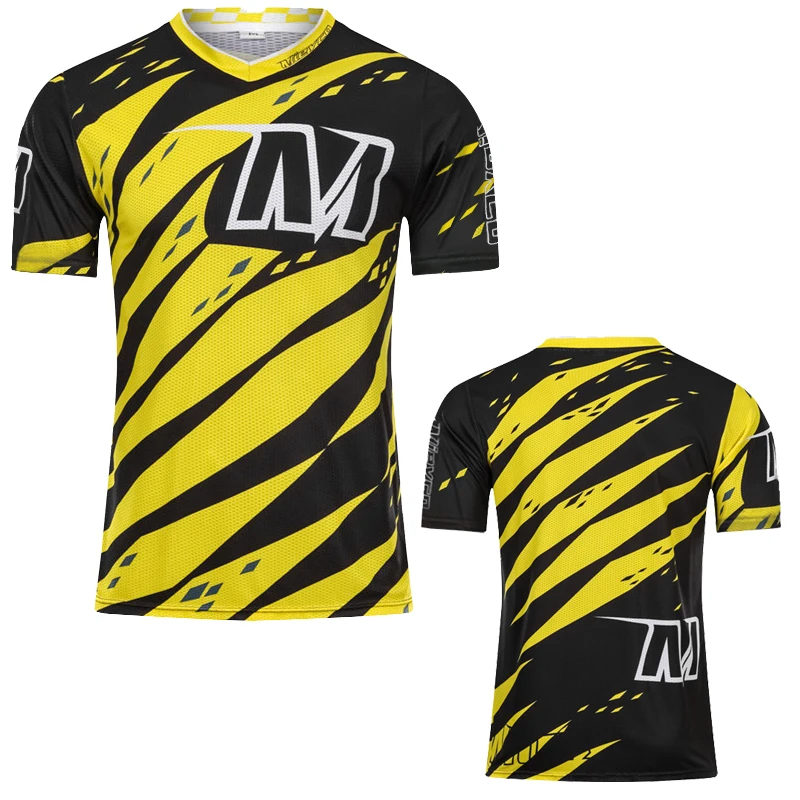 Herren Mountainbike Downhill Jersey Motorrad Quick Dry Jersey DH Shirt Fahrradbekleidung MTB Motocross T-Shirts Ropa Ciclismo – Detail 10