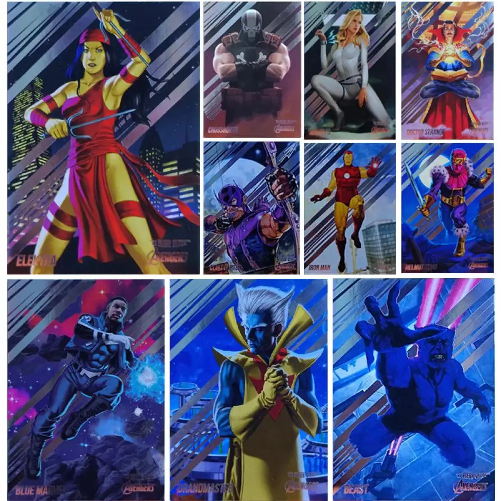 

Anime 2022 UD Fleer Ultra Marvel Avengers collection card Robert Bruce Banner Superhero Entertainment toys Board game card
