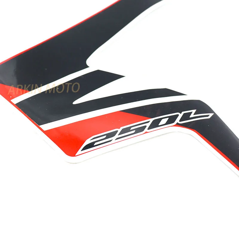 For HONDA CRF250L CRF 250 L 250L Motorcycle Waterproof Decal Sticker Side Fuel Grip Traction Tank Pad Protector Stickers