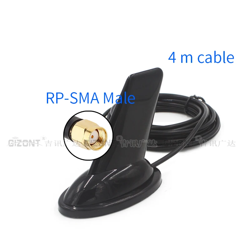868MHz 915MHz antenna Omnidirectional shark fin antenna External vehicle suction FPV UAV model 900MHz 902-928MHz